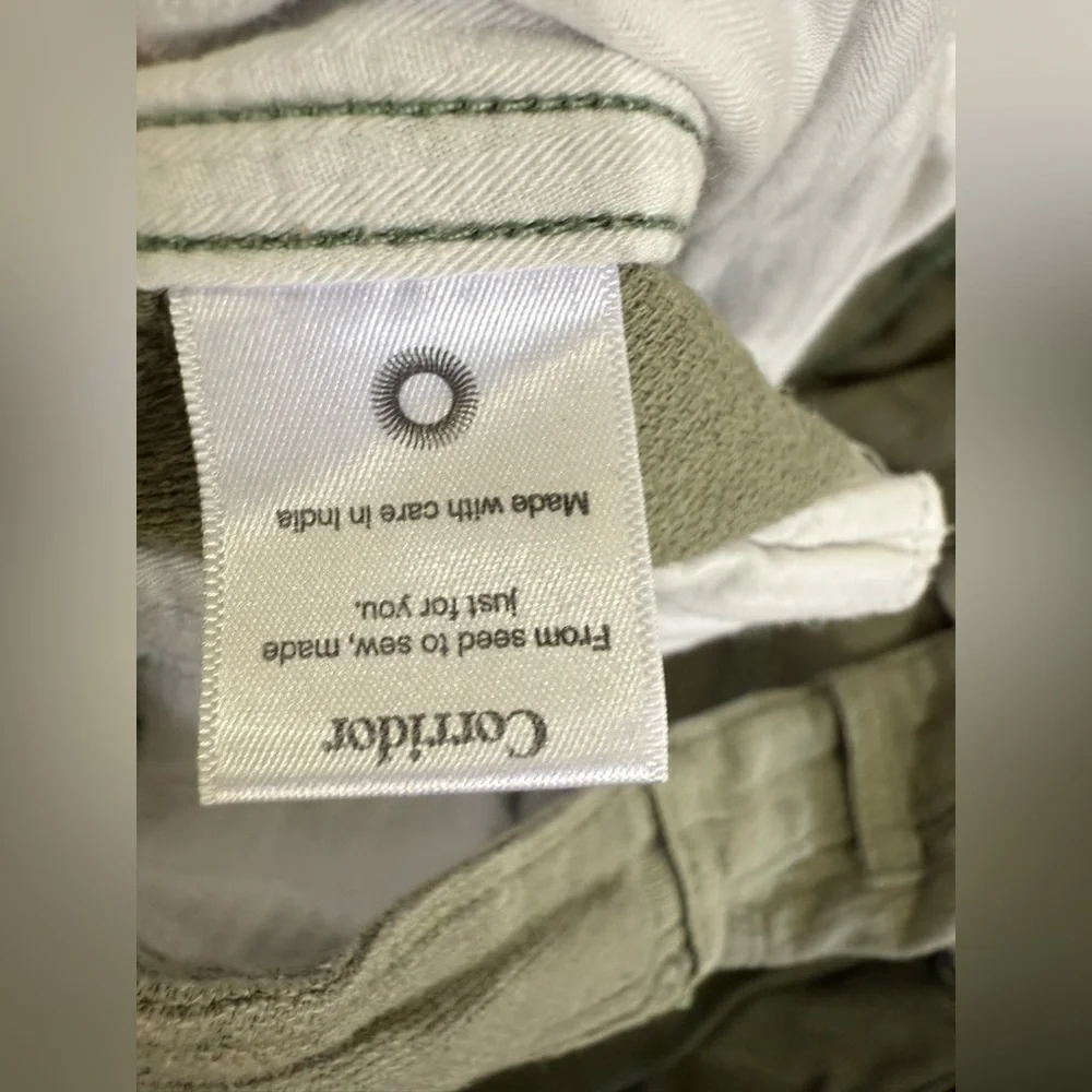 Corridor Men's Sage Green Chino Pants - Casual Straight Fit